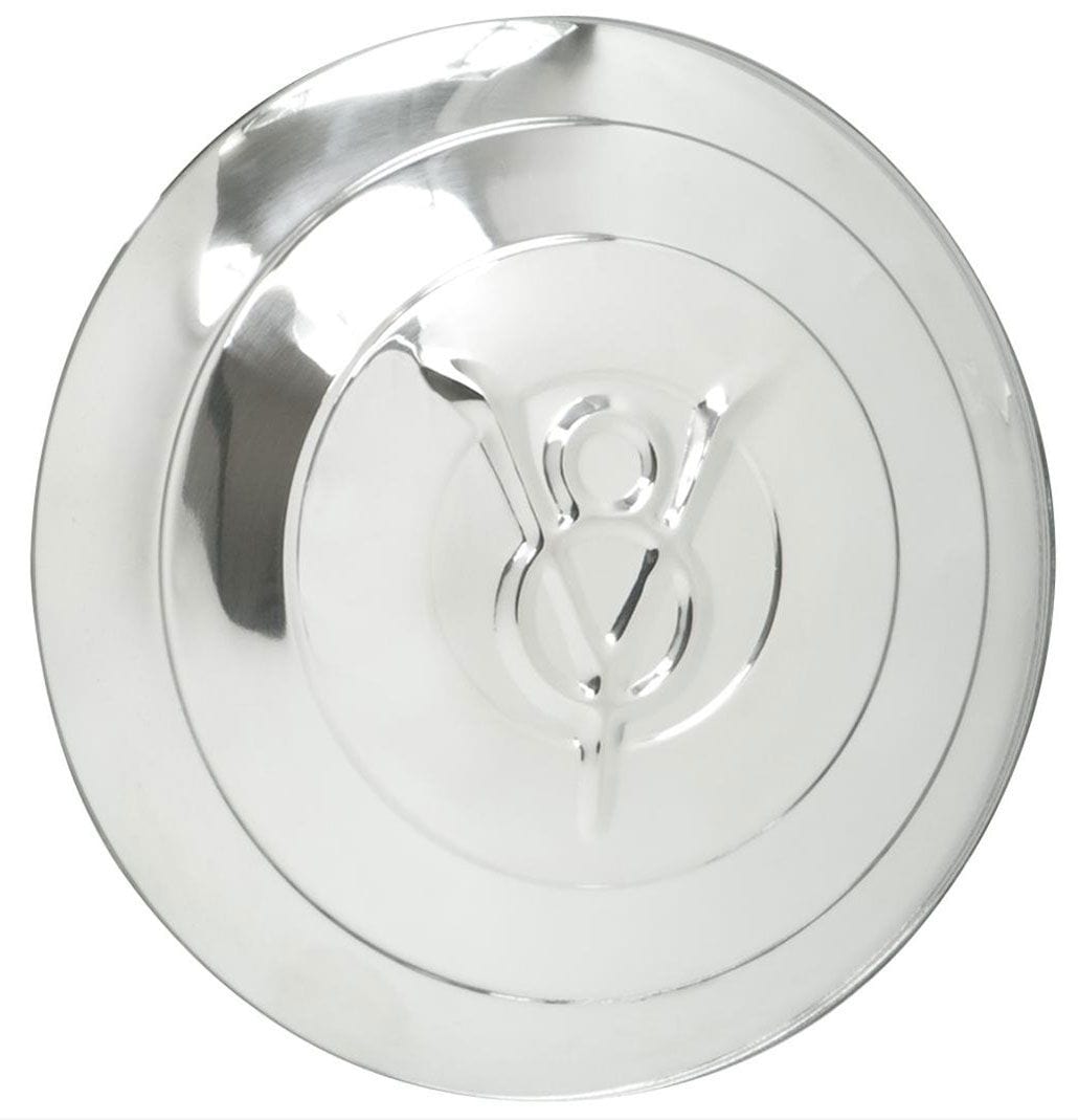WHEELVINT V8 Logo 1933 Wheel Vintiques Stainless Street Rod Wire Cap WV2001 SR