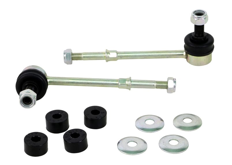 Whiteline 10 x 16 x 26 cm / 163mm - horizontal/vertical - 12mm ball stud/10mm bushing shank Front Sway Bar Link to Suit Nissan Patrol GU SR