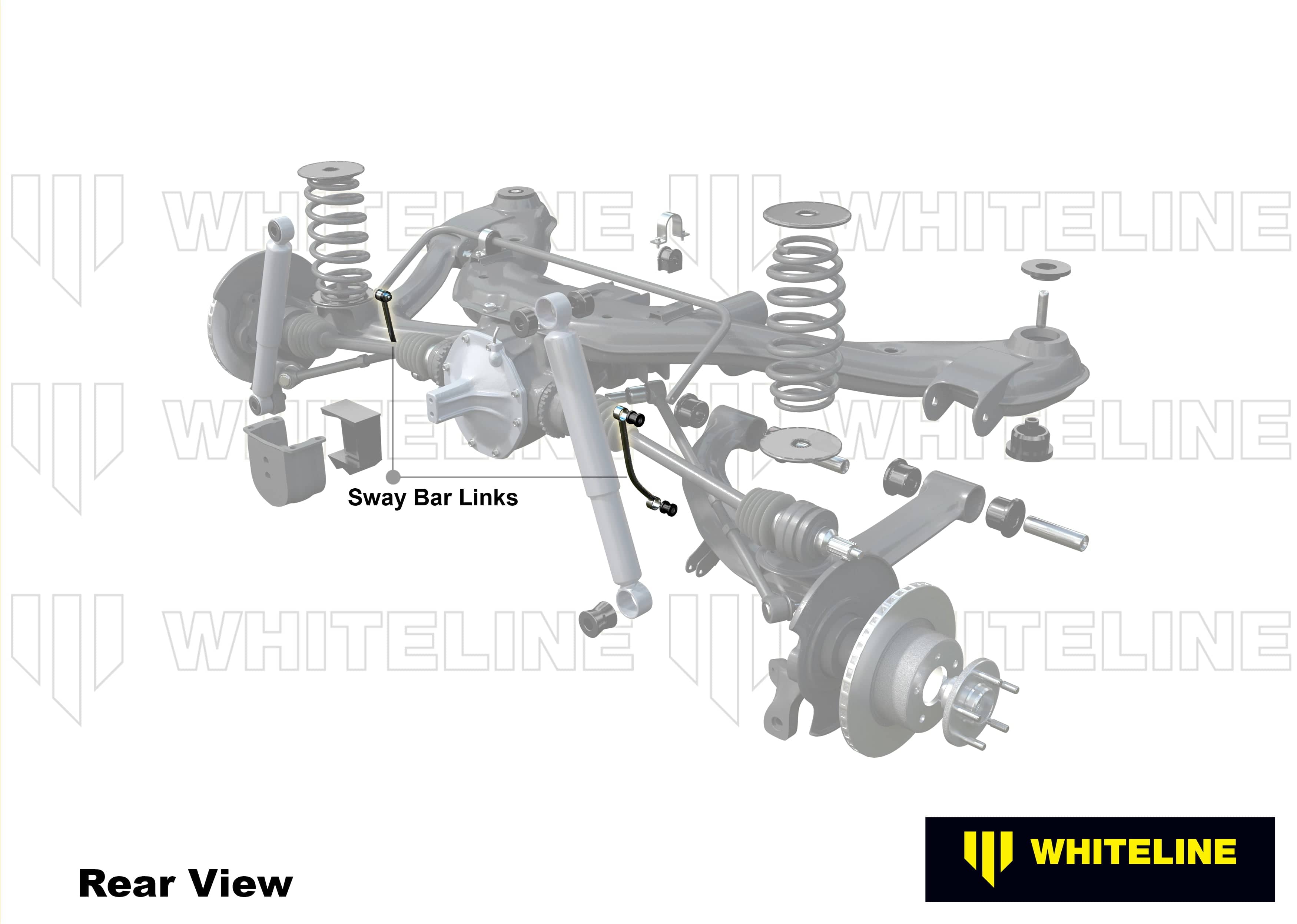Whiteline 10 x 16 x 26 cm / Adjustable extra heavy duty - suits models to - 07/2001 Rear Sway Bar Link to Suit Holden Commodore VT, VX and HSV SR