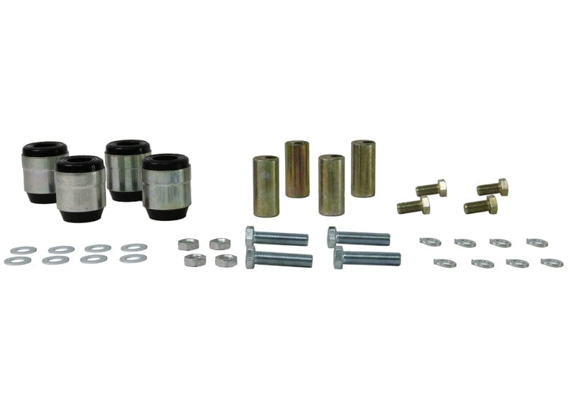 Whiteline 10 x 16 x 26 cm / Performance Alignment - adds +0.5deg camber and caster Front Control Arm Upper - Bushing Kit Double Offset to Suit Chrysler 300C and Dodge Challenger, Charger SR