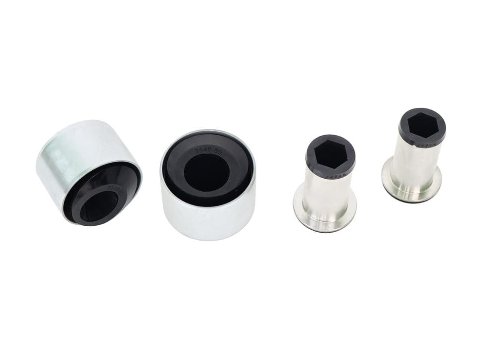Whiteline 10 x 16 x 26 cm / Performance Alignment - adds +0.5deg caster Front Control Arm Lower - Inner Rear Bushing Doule Offset Kit to Suit Mini Cooper R50, R56 SR