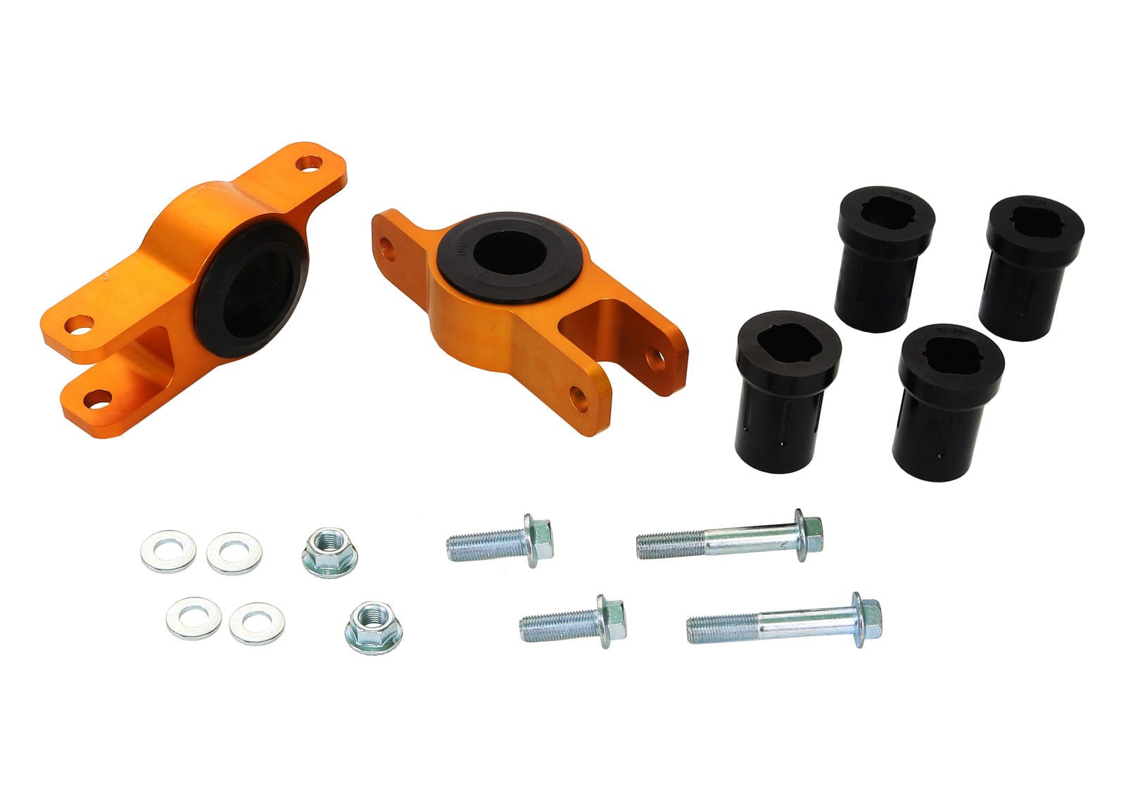 Whiteline 10 x 16 x 26 cm / Performance Alignment - adds +0.75deg caster + anti-lift - includes housing Front Control Arm Lower - Inner Rear Bushing Double Offset Kit to Suit Honda Civic X Gen FC, FK, FK8 SR