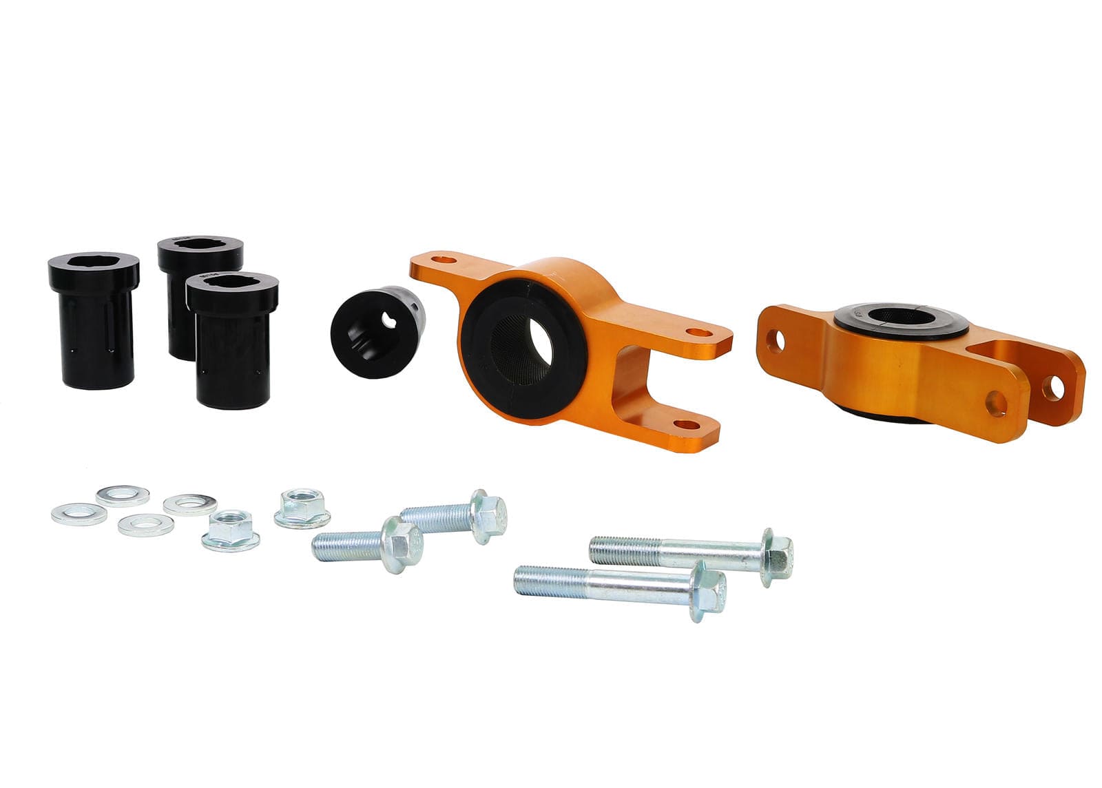 Whiteline 10 x 16 x 26 cm / Performance Alignment - adds +0.75deg caster + anti-lift - includes housing Front Control Arm Lower - Inner Rear Bushing Double Offset Kit to Suit Honda Civic X Gen FC, FK, FK8 SR