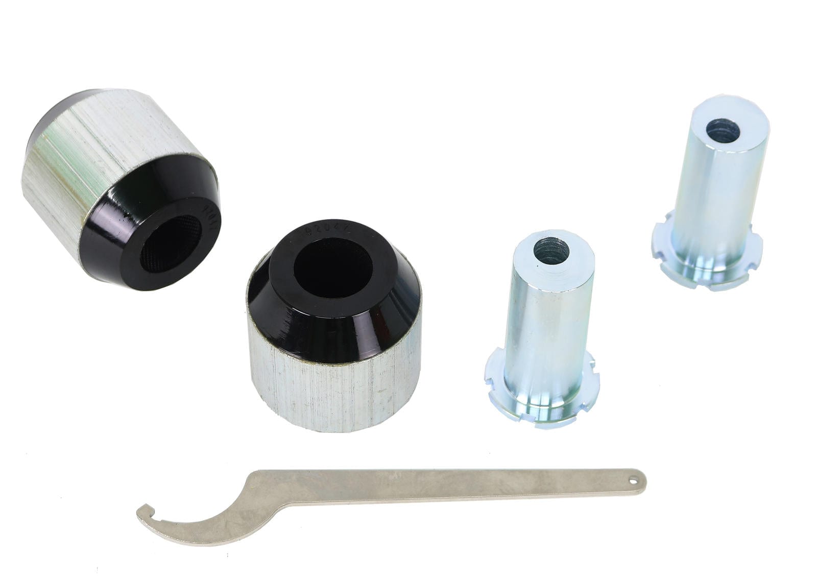 Whiteline 10 x 16 x 26 cm / Performance Alignment - adds +/- 1.5deg caster Front Radius Arm Lower - Bushing Kit Double Offset to Suit Kia Stinger CK incl GT SR