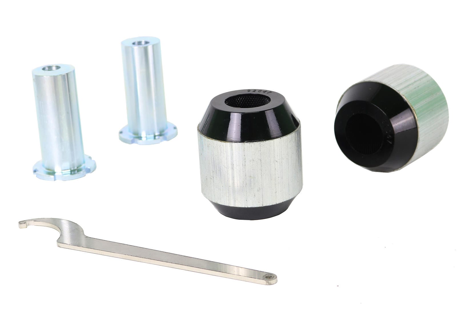 Whiteline 10 x 16 x 26 cm / Performance Alignment - adds +/- 1.5deg caster Front Radius Arm Lower - Bushing Kit Double Offset to Suit Kia Stinger CK incl GT SR