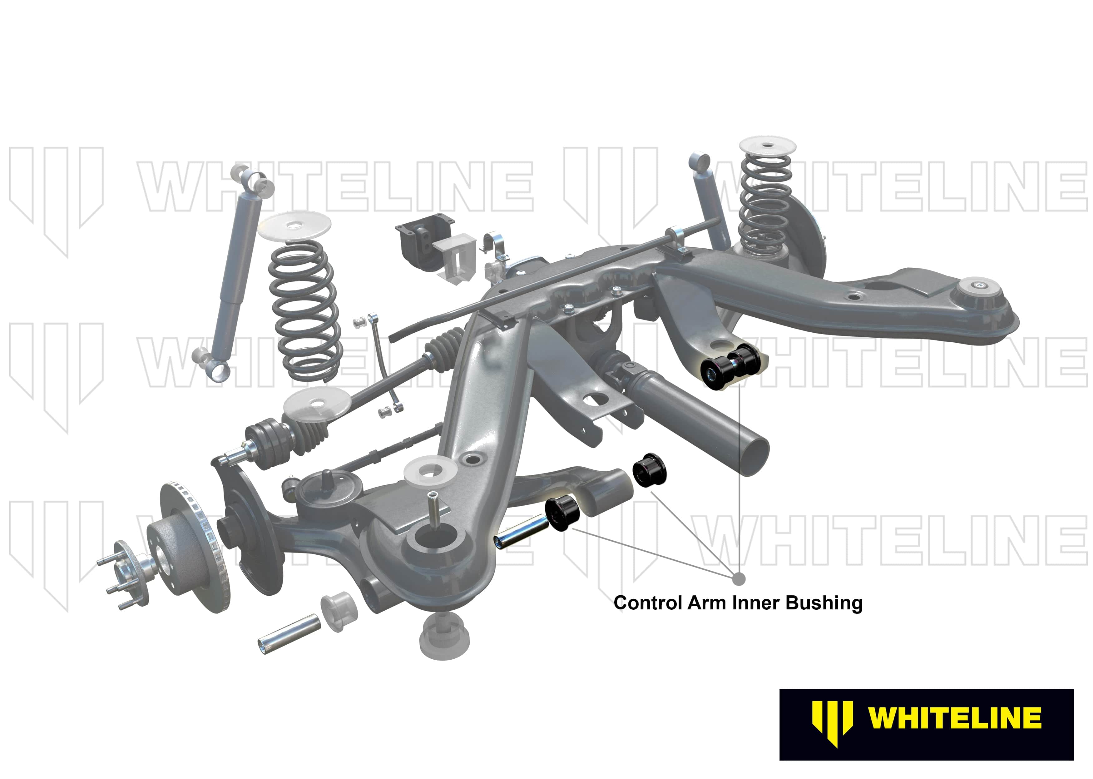Whiteline 10 x 16 x 26 cm Rear Control Arm - Inner Bushing Kit to Suit Datsun 240Z and 260Z S30 SR