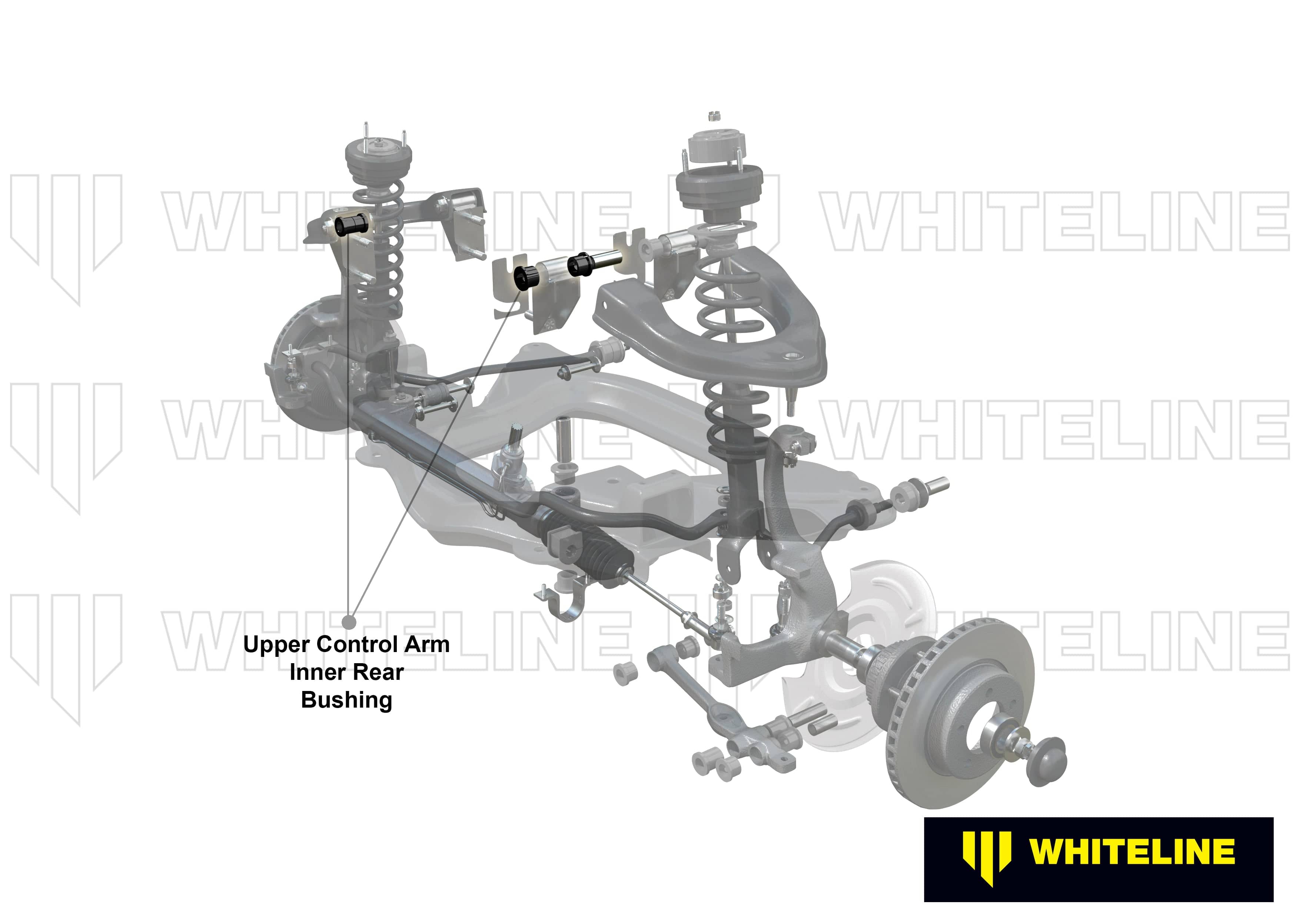 Whiteline 10 x 16 x 26 cm / Suits models 06/1985 - on Front Control Arm Upper - Inner Rear Bushing Kit to Suit Toyota LiteAce, Tarago and Town Ace SR