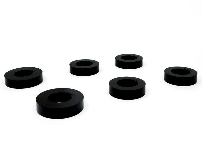 Whiteline 10 x 16 x 26 cm / Suits OEM bushings Rear Subframe - Align and Lock Bushing Kit to Suit Nissan 180SX, 200SX. 300ZX and Skyline SR