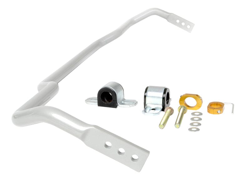 Whiteline 120 x 20 x 10 cm Rear Sway Bar - 24mm 3 Point Adjustable to Suit Audi, Seat, Skoda and Volkswagen PQ35 Fwd SR