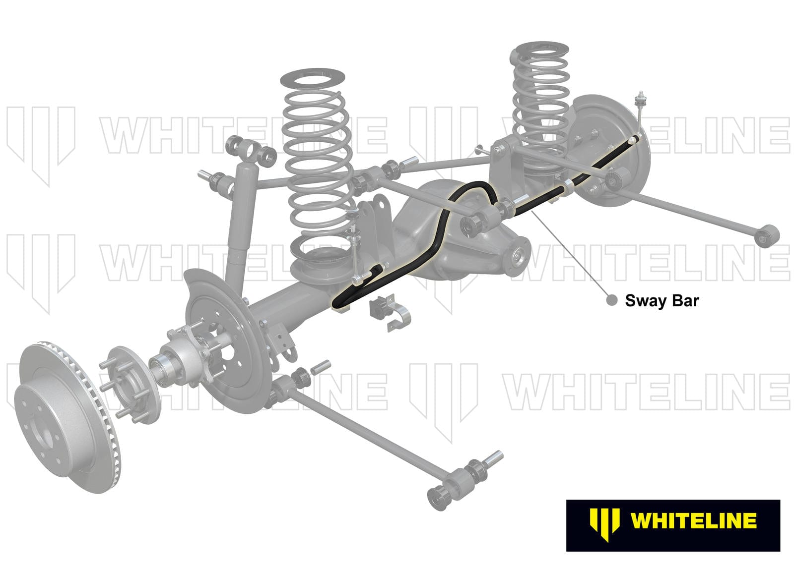 Whiteline 120 x 22 x 15 cm / Suits models without KDSS Rear Sway Bar - 30mm Non Adjustable to Suit Toyota Land Cruiser 200 Series SR