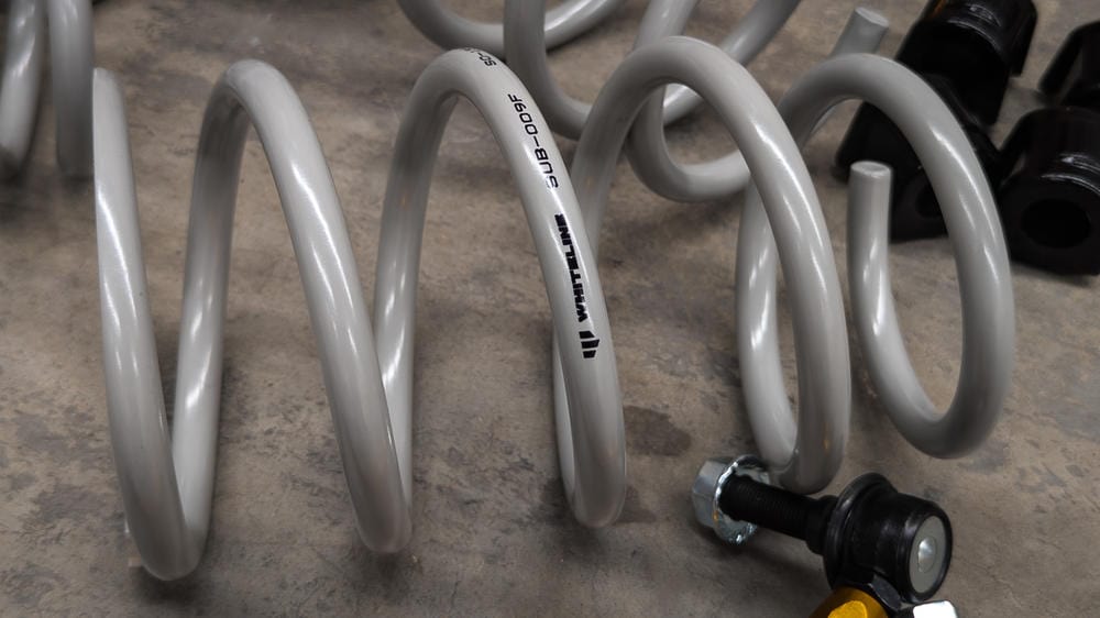 Whiteline 120 x 60 x 20 cm Front and Rear Grip Series Kit to Suit Subaru WRX VB, VN SR