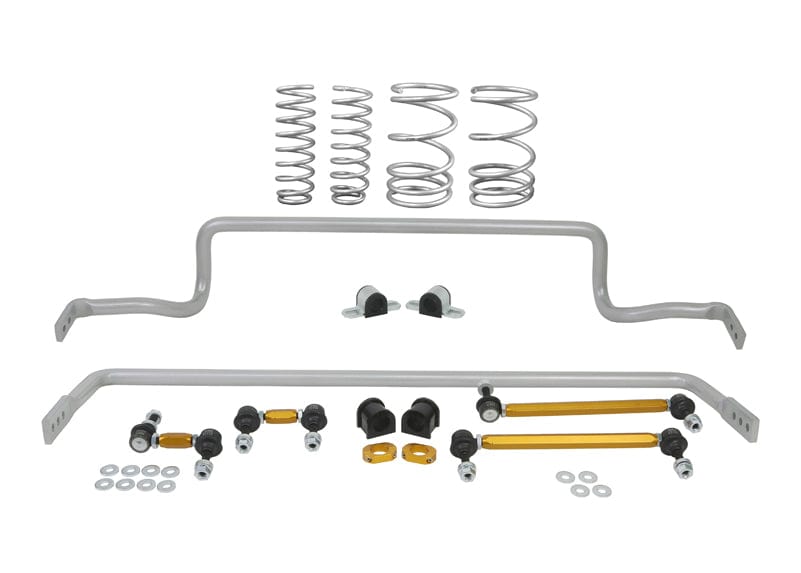 Whiteline 127 x 40 x 19 cm / Suits models without electric steering and with rear OEM sway bar Front and Rear Grip Series Kit to Suit Mitsubishi Lancer CJ, CY Fwd SR
