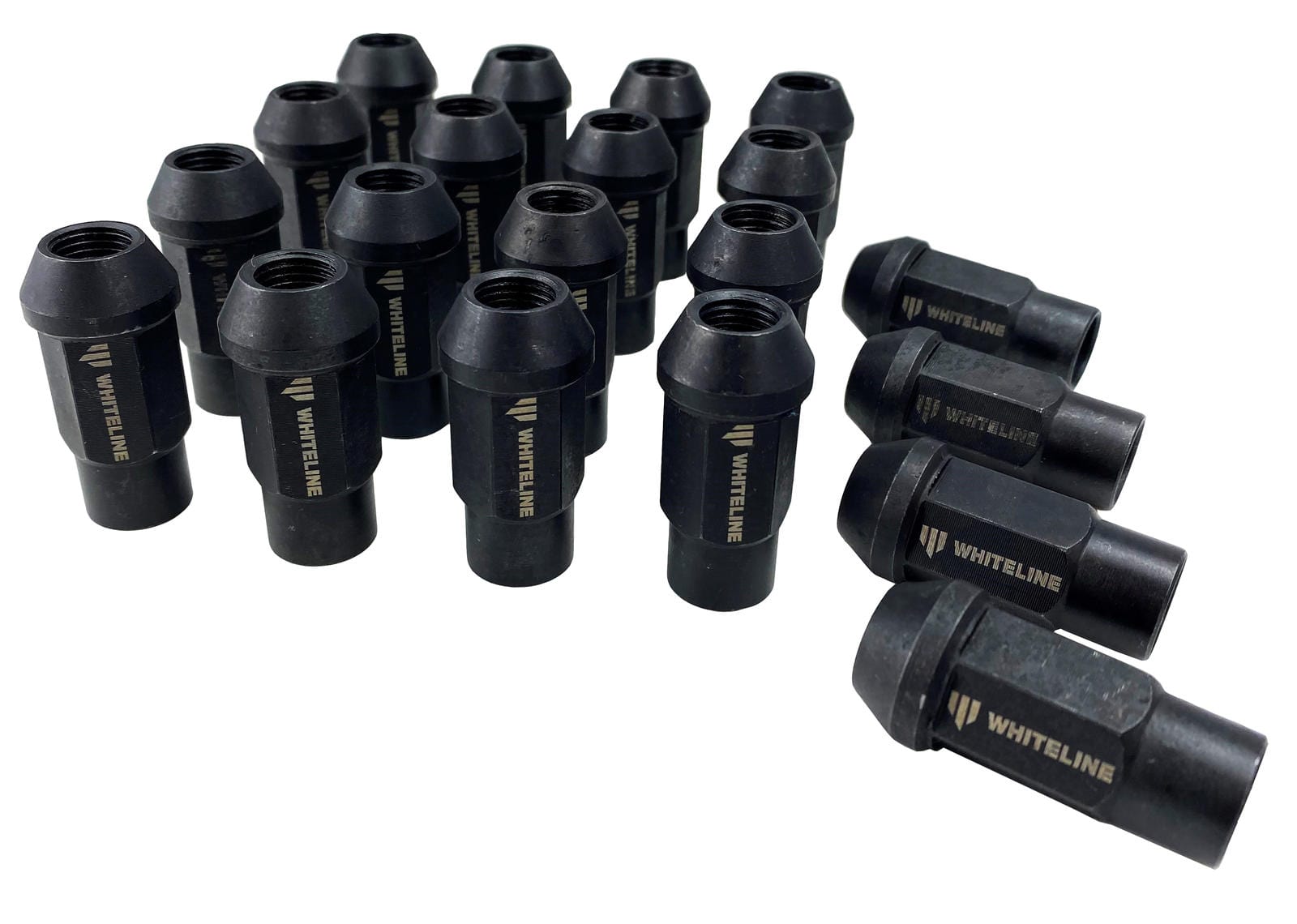 Whiteline 17 x 20 x 10 cm / M12x1.50 - set of 20 Whiteline Branded Wheel Nuts - M12x1.50 SR