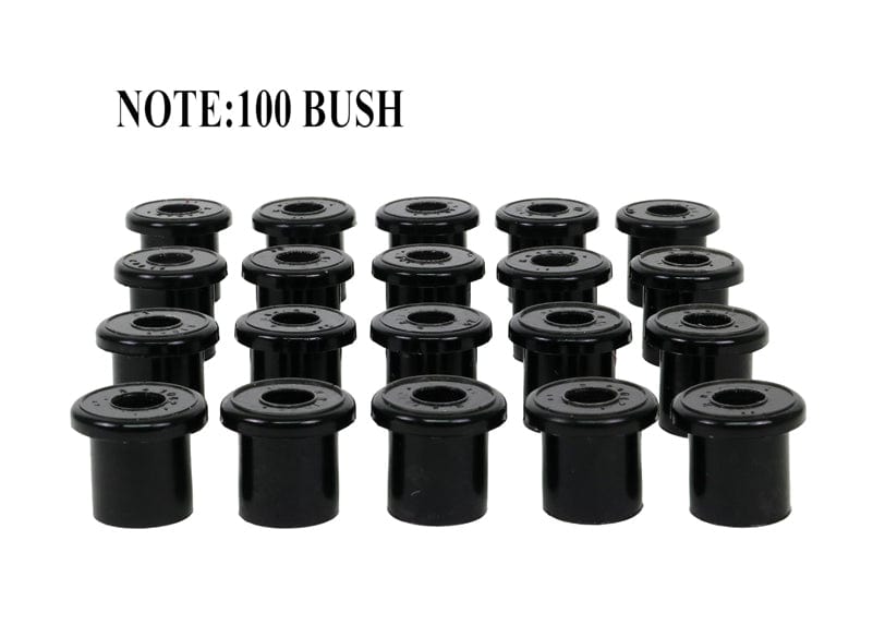 Whiteline 22 x 14 x 19 cm / OD=35, ID=18.2, L=41mm - bulk pack containing 100 loose bushings Leaf Spring - Bushing Kit - Bulk o Suit Nissan Patrol and Toyota Land Cruiser SR