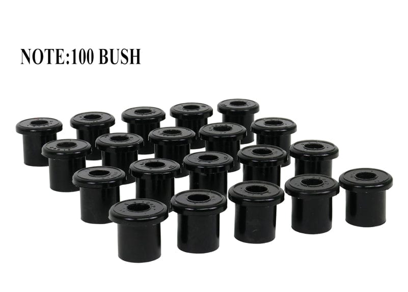 Whiteline 22 x 14 x 19 cm / OD=35, ID=18.2, L=41mm - bulk pack containing 100 loose bushings Leaf Spring - Bushing Kit - Bulk o Suit Nissan Patrol and Toyota Land Cruiser SR