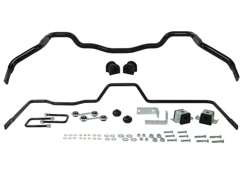Whiteline 220 x 20 x 20 cm / Excludes models with airbag suspension Front and Rear Sway Bar - Vehicle Kit to Suit Toyota Hilux 2005-2015 4wd SR