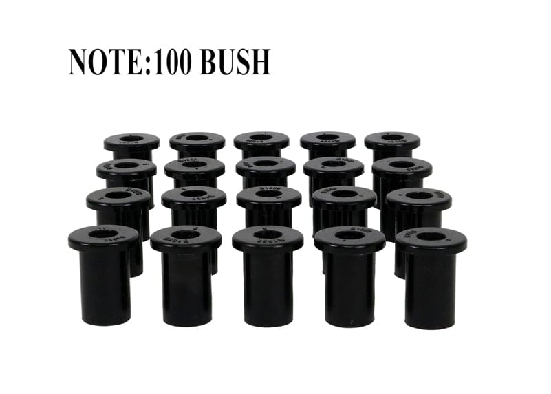 Whiteline 25 x 22 x 18 cm / OD=27.7, ID=16, L=48.9mm - bulk pack containing 100 loose bushings Rear Leaf Spring - Shackle Bushing Kit to Suit Mitsubishi Challenger, L300, Pajero and Triton SR