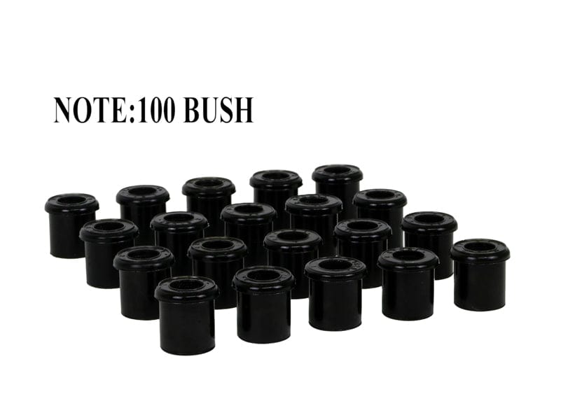 Whiteline 25 x 22 x 18 cm / OD=30.2, ID=18.2, L=33mm - bulk pack containing 100 loose bushings Rear Leaf Spring - Bushing Kit Bulk Pack to Suit Holden Colorado, Rodeo, Isuzu D-Max and LDV T60 SR
