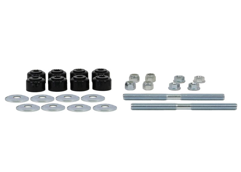 Whiteline 30 x 21 x 10 cm / 140mm - Links, Nuts, Washers and Bushings Universal Sway Bar Link - Treaded Rod and Bushings style - 140mm With Bushings SR