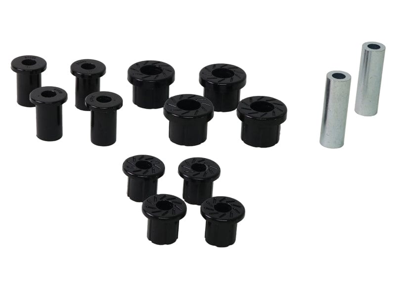 Whiteline 35 x 20 x 8 cm Rear Leaf Spring - Bushing Kit to Suit Mitsubishi Triton MQ, MR 2wd/4wd SR