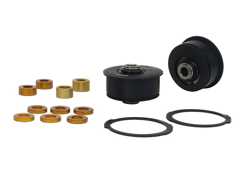 Whiteline 38 x 19 x 6 cm / Performance Alignment - alloy bushing - adds +0.5deg caster + anti-lift - MOTORSPORT Front Control Arm Lower - Inner Rear Bushing Double Offset Kit to Suit Subaru Impreza VA, VB WRX/STI and Levorg VM SR