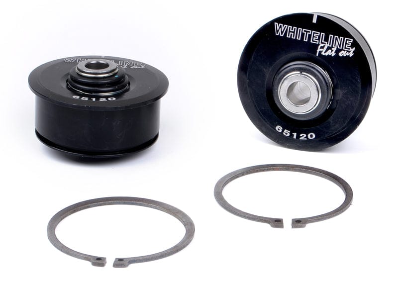 Whiteline 39 x 20 x 6 cm / Performance Alignment - alloy bushings with spherical bearing - adds +0.5deg caster + anti-lift - MOTORSPORT Front Control Arm Lower - Inner Rear Bushing Double Offset Kit to Sut Mitsubishi Lancer Evolution X SR
