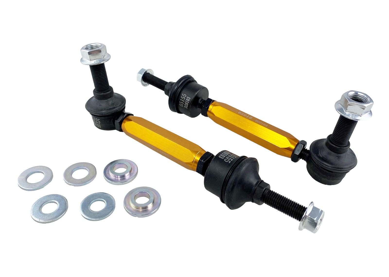 Whiteline 40 x 20 x 10 cm / 130-155mm - horizontal/vertical heavy duty ball joints - 10mm/ 12mm ball stud Front Sway Bar Link to Suit Nissan Patrol GU SR