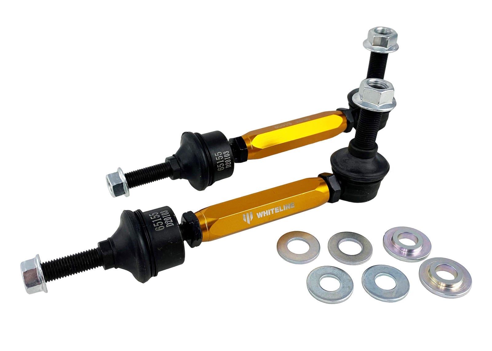 Whiteline 40 x 20 x 10 cm / 130-155mm - horizontal/vertical heavy duty ball joints - 10mm/ 12mm ball stud Front Sway Bar Link to Suit Nissan Patrol GU SR