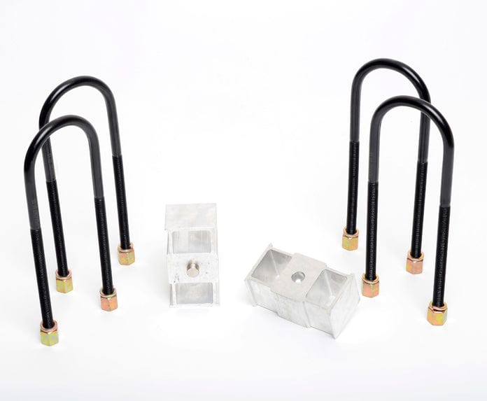 Whiteline 40 x 20 x 10 cm / Block = 50mm, Pin = 16mm, Hole = 16mm, U Bolt = M12x75mm Rear Lowering Block - Kit 2" to Suit Holden Crewman and One tonner VY, VZ SR