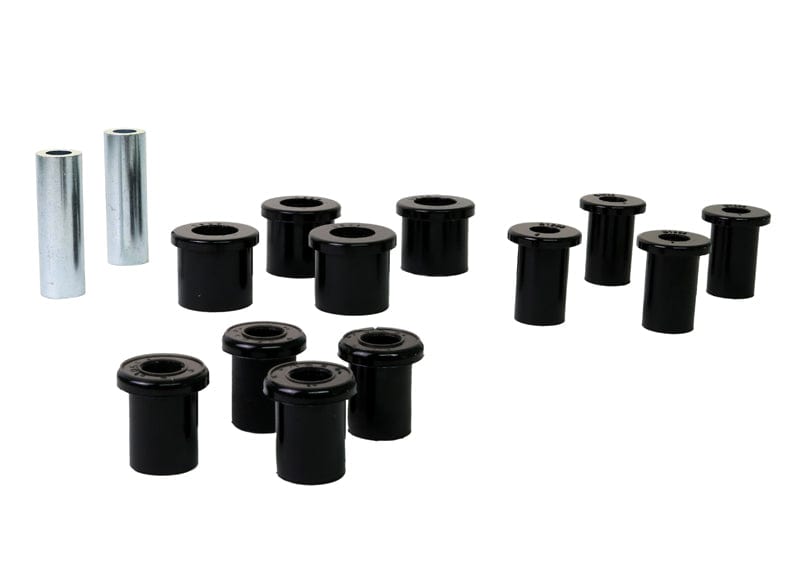Whiteline 40 x 20 x 10 cm / Suits models with 41mm OD front eye bushing Rear Leaf Spring - Bushing Kit to Suit Mitsubishi Triton ME-MK 2wd/4wd SR