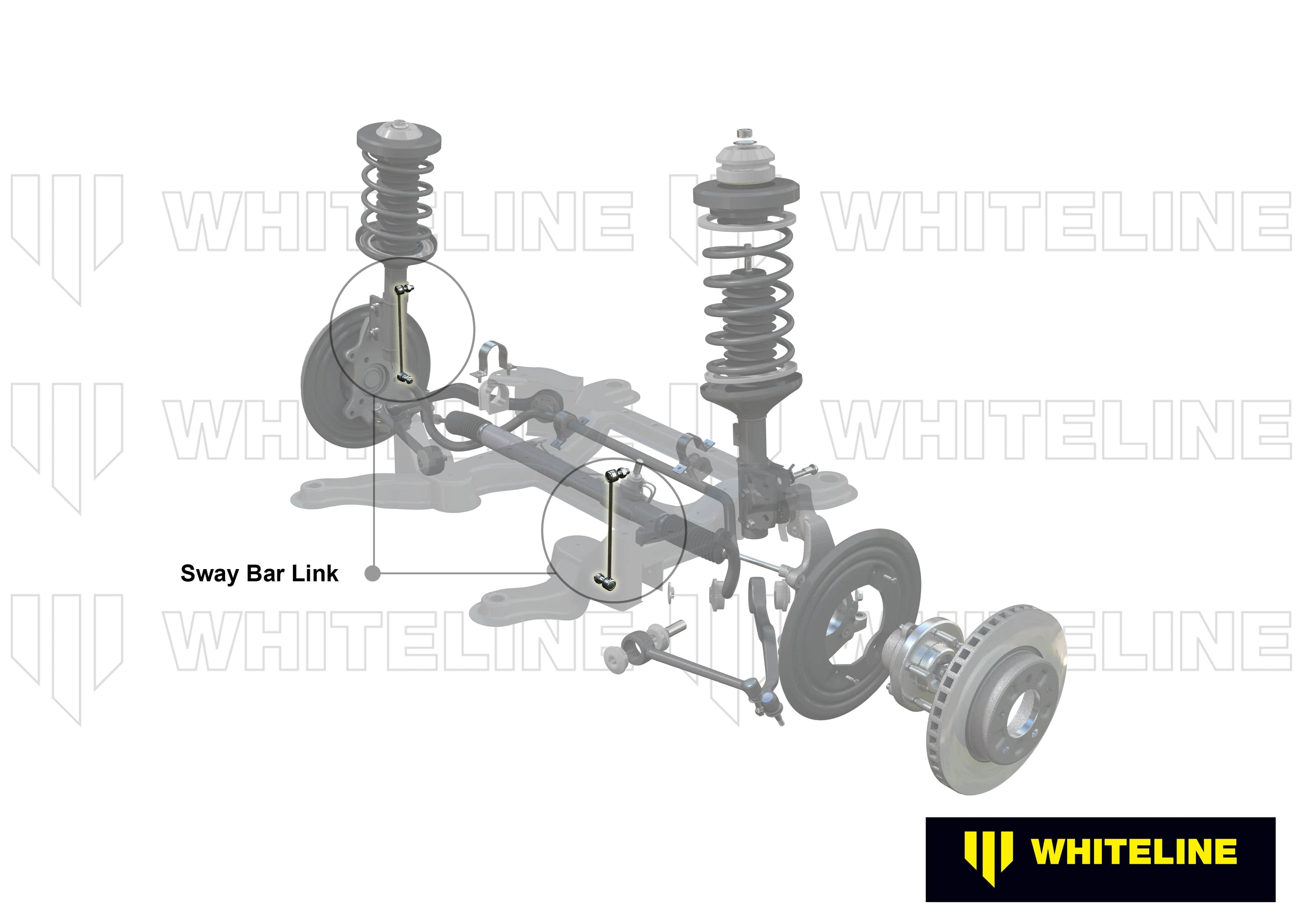 Whiteline 5 x 12 x 42 cm / Adjustable extra heavy duty - 380mm L - suits standard height models Front Sway Bar Link to Suit Chevrolet Camaro FR 5th Gen SR