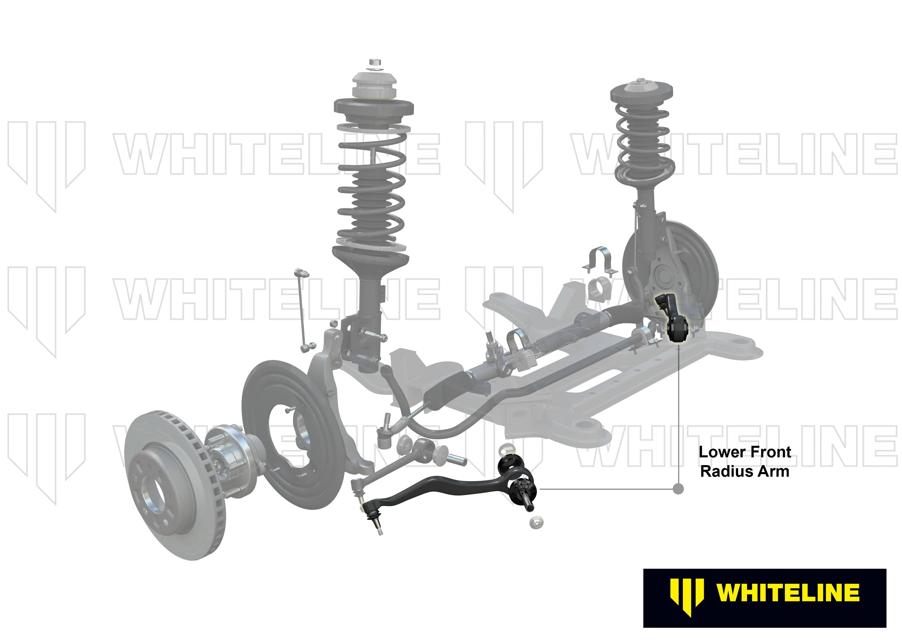 Whiteline 60 x 20 x 10 cm / Replacement Front Radius Arm Lower - Arm Left to Suit Holden Commodore VF and HSV SR