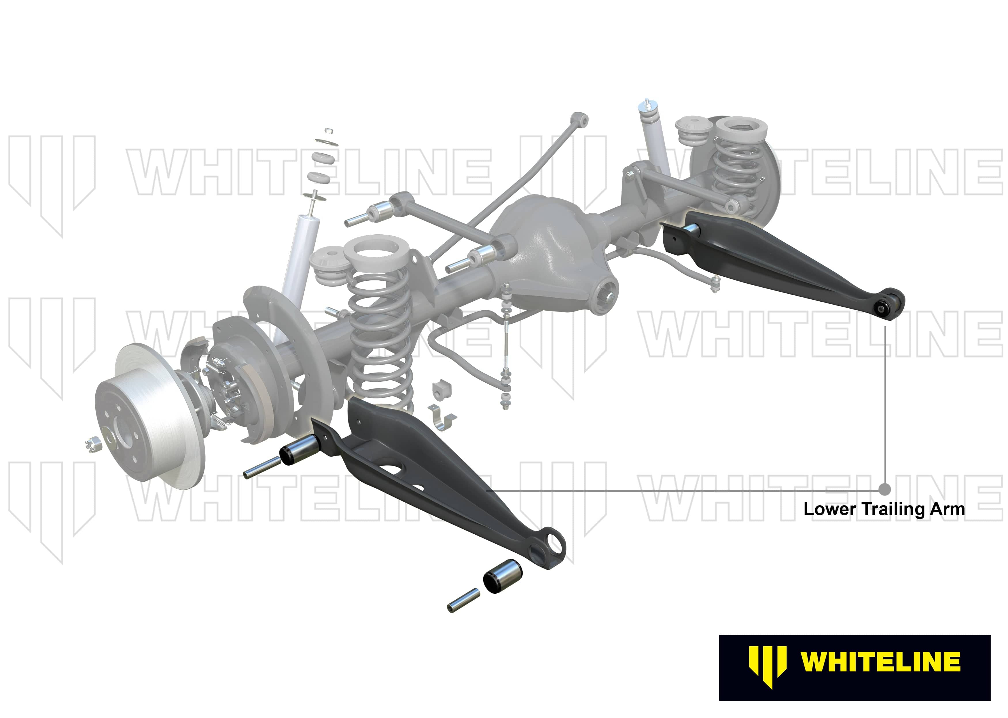Whiteline 61 x 21 x 12 cm / Replacement - pair Rear Trailing Arm Lower - Arm to Suit Holden Commodore VB-VS and HSV SR