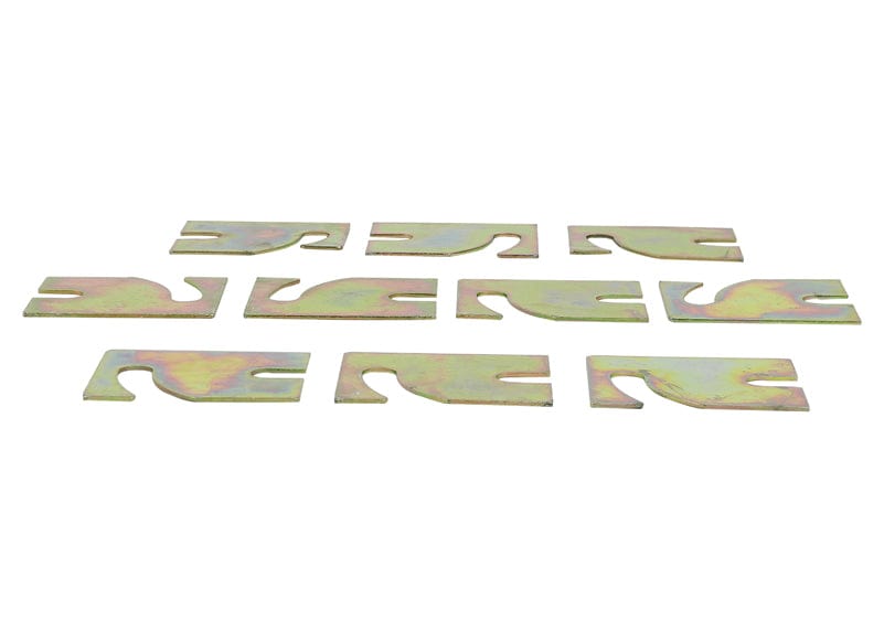 Whiteline 7 x 14 x 20 cm / 1.5mm x 10 - bulk shim pack Alignment Shim Pack 1.5mm x 10 to Suit Ford Falcon/Fairlane AU-FGX and FPV SR