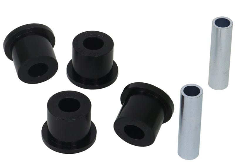 Whiteline 7 x 14 x 20 cm / 38mm OD Front Leaf Spring - Rear Eye Bushing Kit to Suit Jeep Cherokee SJ SR