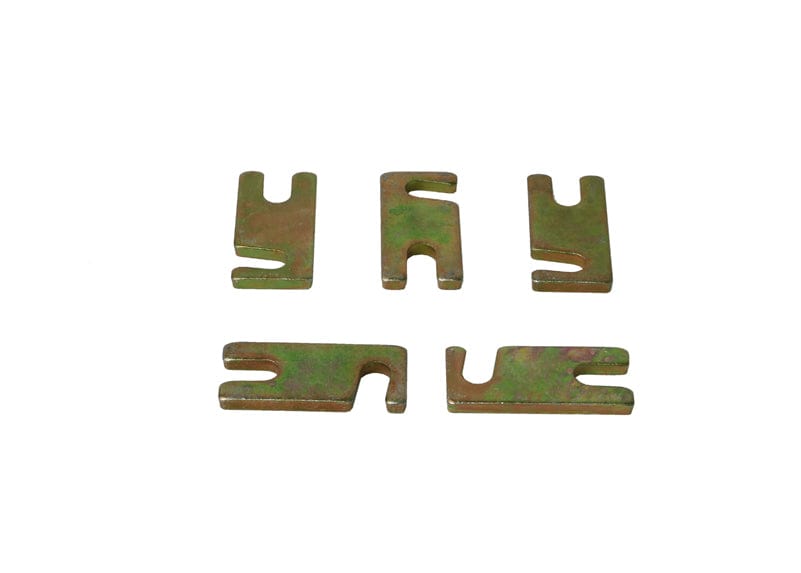 Whiteline 7 x 14 x 20 cm / 6.0mm x 5 - bulk shim pack Alignment Shim Pack 6.0mm x 5 to Suit Ford Falcon/Fairlane EA-EL and Territory SX-SZ SR