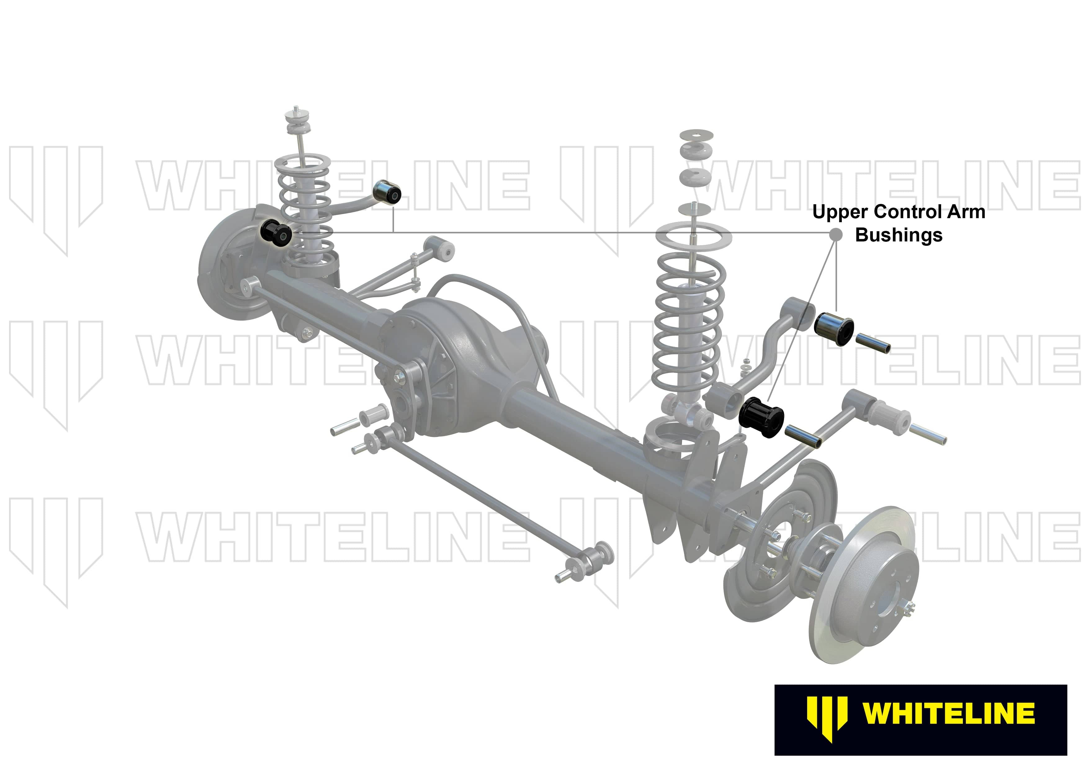 Whiteline 7 x 14 x 20 cm / Fitter friendly design Rear Trailing Arm Upper - Bushing Kit to Suit Ford Falcon/Fairlane EF-AU SR