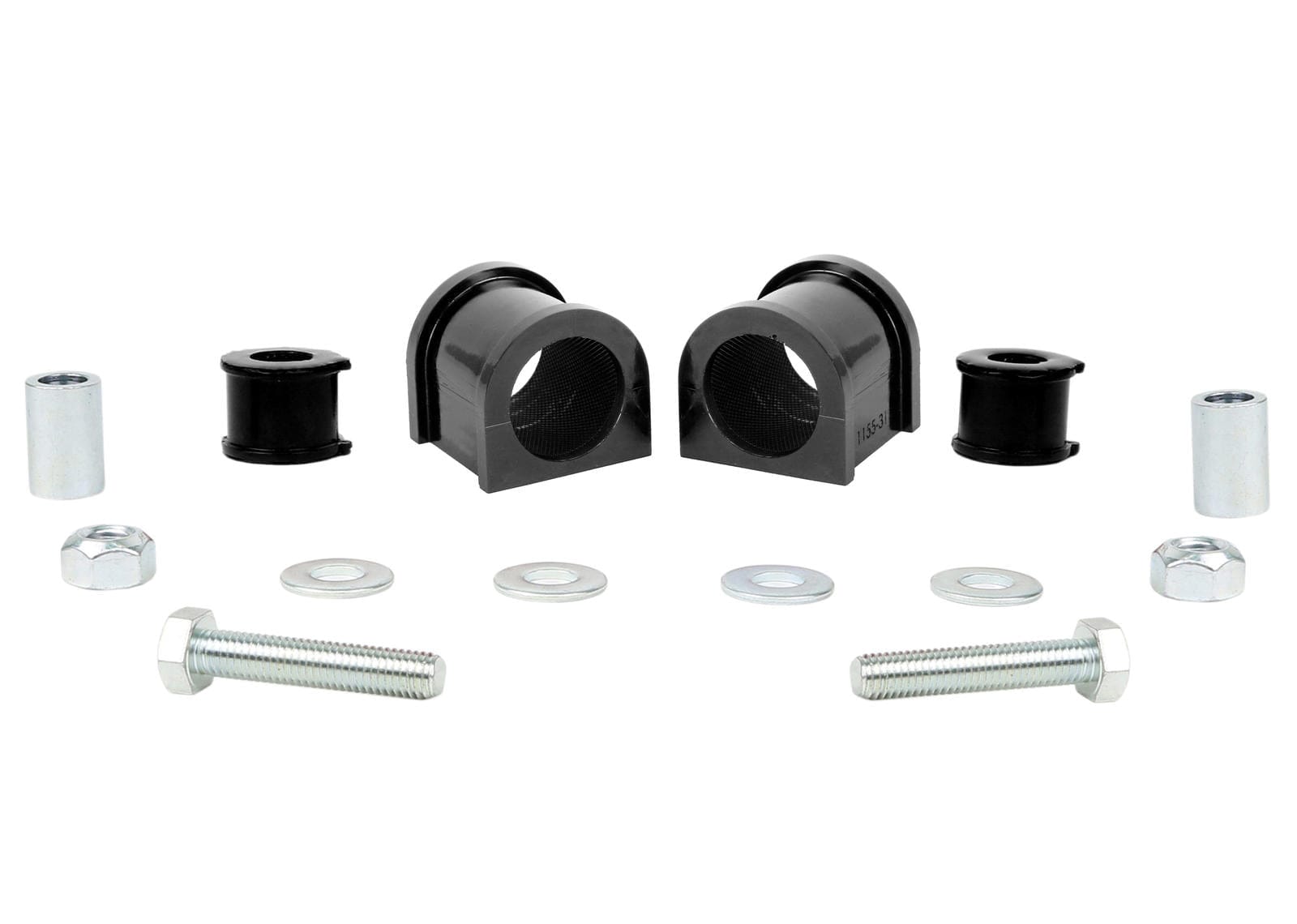 Whiteline 7 x 14 x 20 cm Front Sway Bar Mount and Link - Bushing Kit 31mm to Suit Toyota Land Cruiser 76, 78 and 79 Series SR