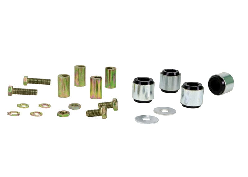 Whiteline 7 x 14 x 20 cm / Performance Alignment - adds +/- 0.5deg camber Rear Control Arm Upper - Bushing Kit Double Offset to Suit Chrysler 300C and Dodge Challenger, Charger SR