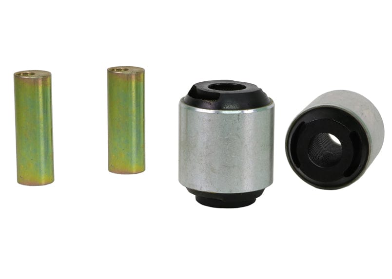 Whiteline 7 x 14 x 20 cm / Performance Alignment - adds +0.5deg caster Front Radius Arm Lower - Bushing Kit Double Offset to Suit Mazda6 GG, GY SR