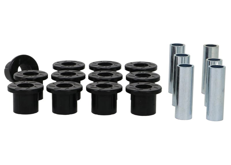 Whiteline 7 x 14 x 20 cm Rear Leaf Spring - Bushing Kit to Suit Ford Courier, Econovan and Mada B Series Bravo SR