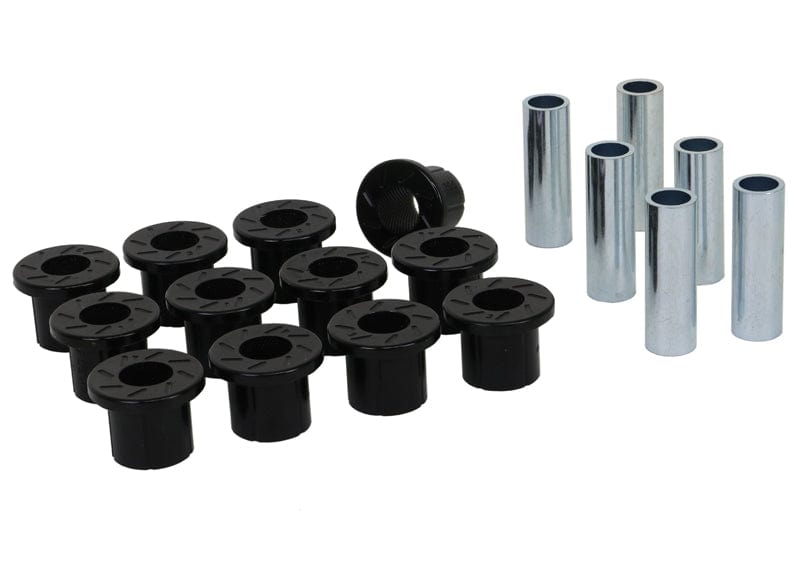 Whiteline 7 x 14 x 20 cm Rear Leaf Spring - Bushing Kit to Suit Ford Courier, Econovan and Mada B Series Bravo SR