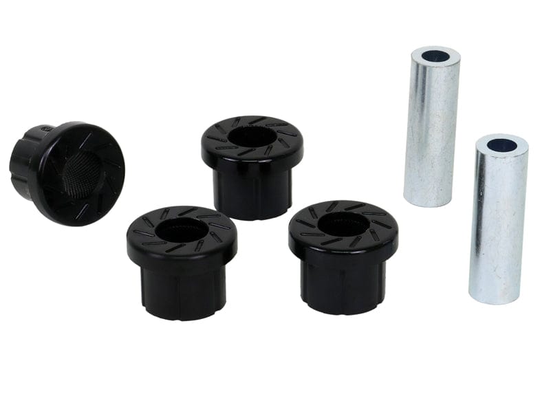 Whiteline 7 x 14 x 20 cm Rear Leaf Spring - Front Eye Bushing Kit to Suit Mitsubishi Triton MQ, MR 2wd/4wd SR