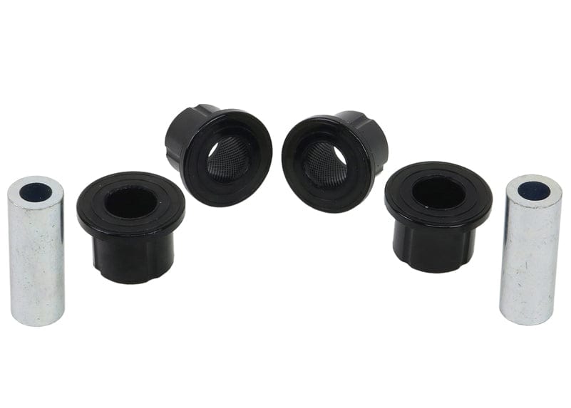 Whiteline 7 x 14 x 20 cm Rear Leaf Spring - Front Eye Bushing Kit to Suit Nissan Navara D40 and D23 2wd/4wd SR