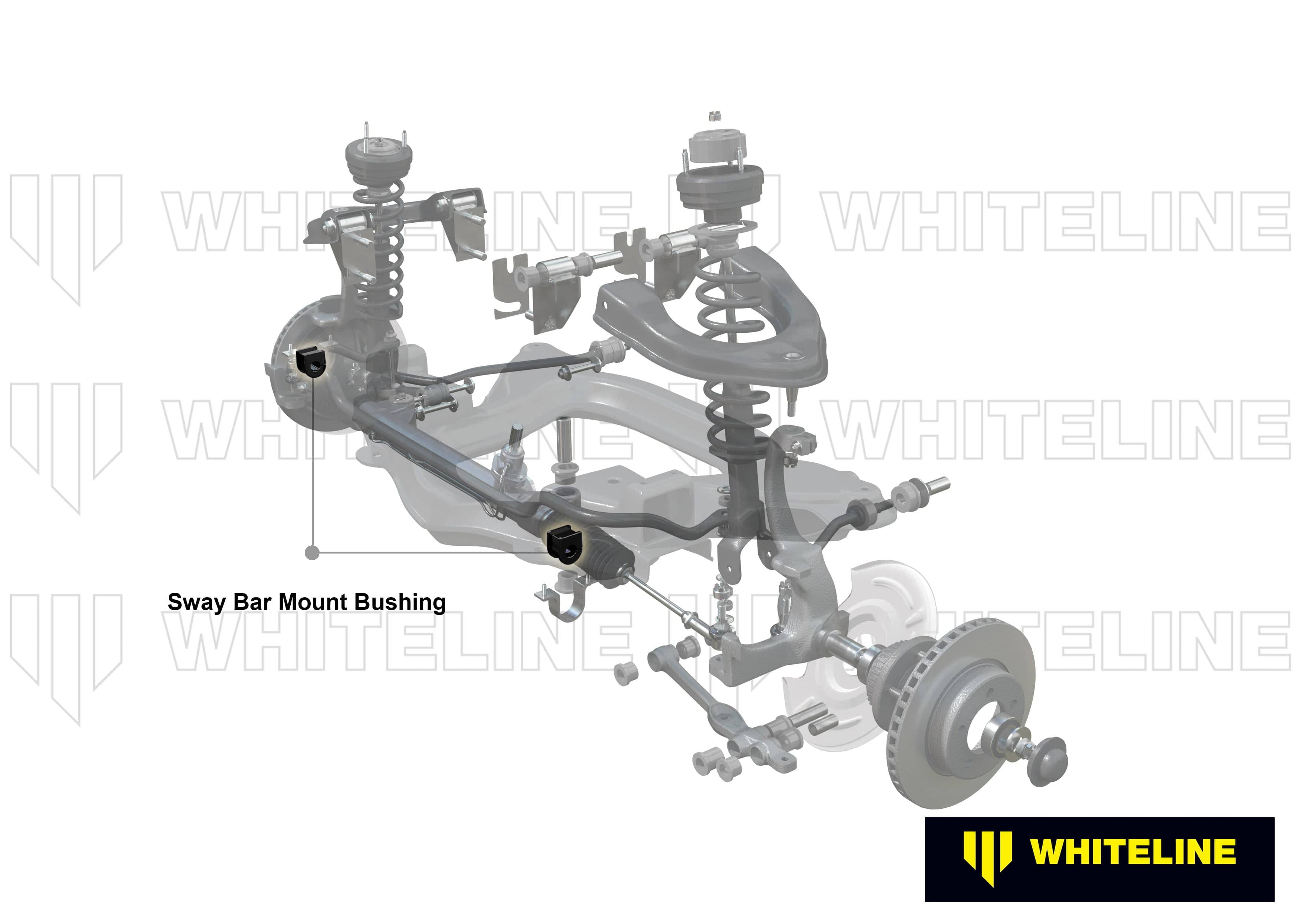 Whiteline 7 x 14 x 20 cm / Service kit - suits Whiteline sway bars Front Sway Bar Mount - Bushing Kit 22mm to Suit Whiteline Sway Bars SR