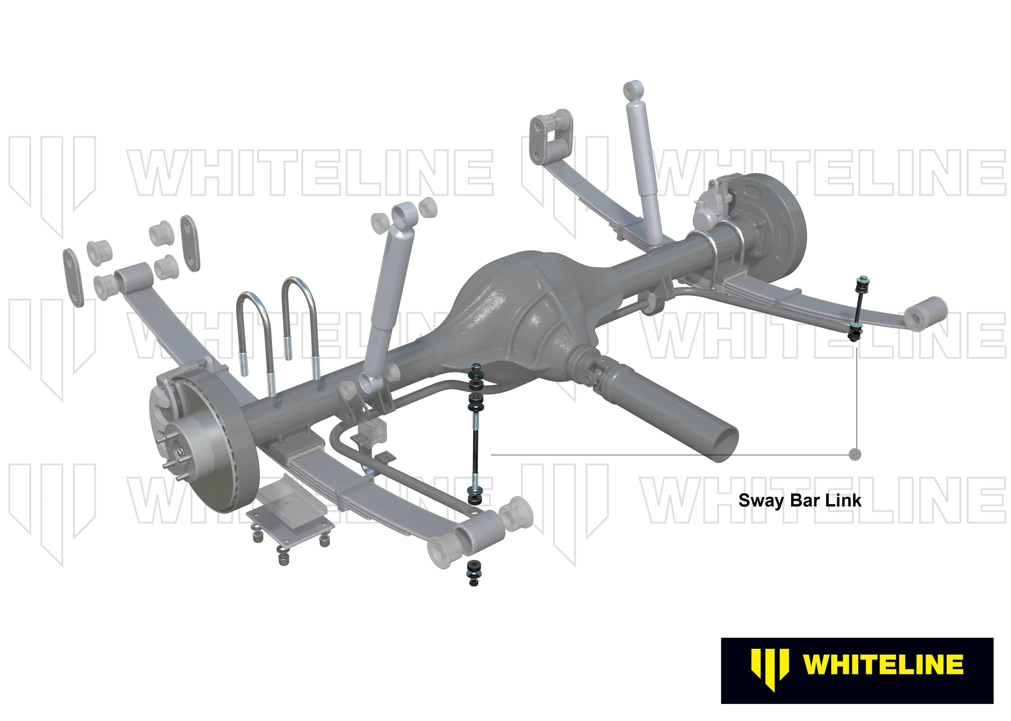 Whiteline 7 x 14 x 20 cm / Suits models to - 12/1989 Front Sway Bar Link to Suit Toyota Land Cruiser 70 Series SR