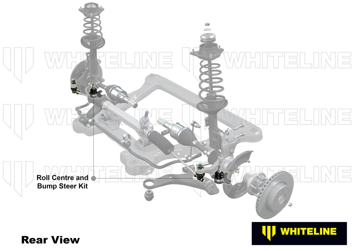 Whiteline 7 x 14 x 20 cm / Suits Whiteline KCA313 Front Roll Centre/Bump Steer - Correction Service Kit to Suit Whiteline KCA313 SR