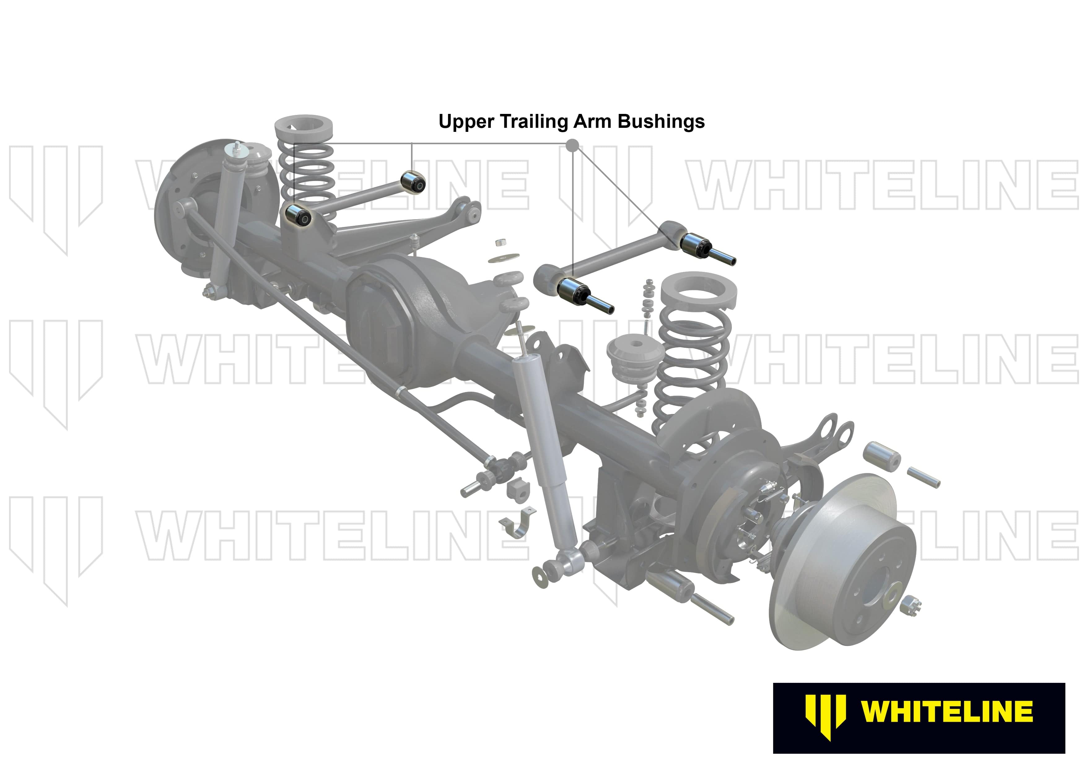 Whiteline 7 x 14 x 20 cm / Suits Whiteline KTA103 Rear Trailing Arm Upper - Arm Bushing Service Kit for KTA103 Suits Holden Commodore VB-VS and HSV SR