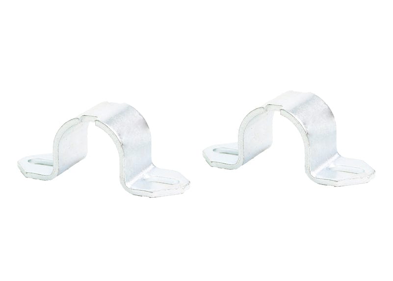 Whiteline 7 x 14 x 20 cm / X = 62-88mm slotted mounting hole heavy duty sway bar D mount saddle - suits W0410-## series bushings Universal Sway Bar Mount - Saddle Kit 62-88mm Slotted Mounting Hole to suit Heavy Duty D Mount Bushings SR