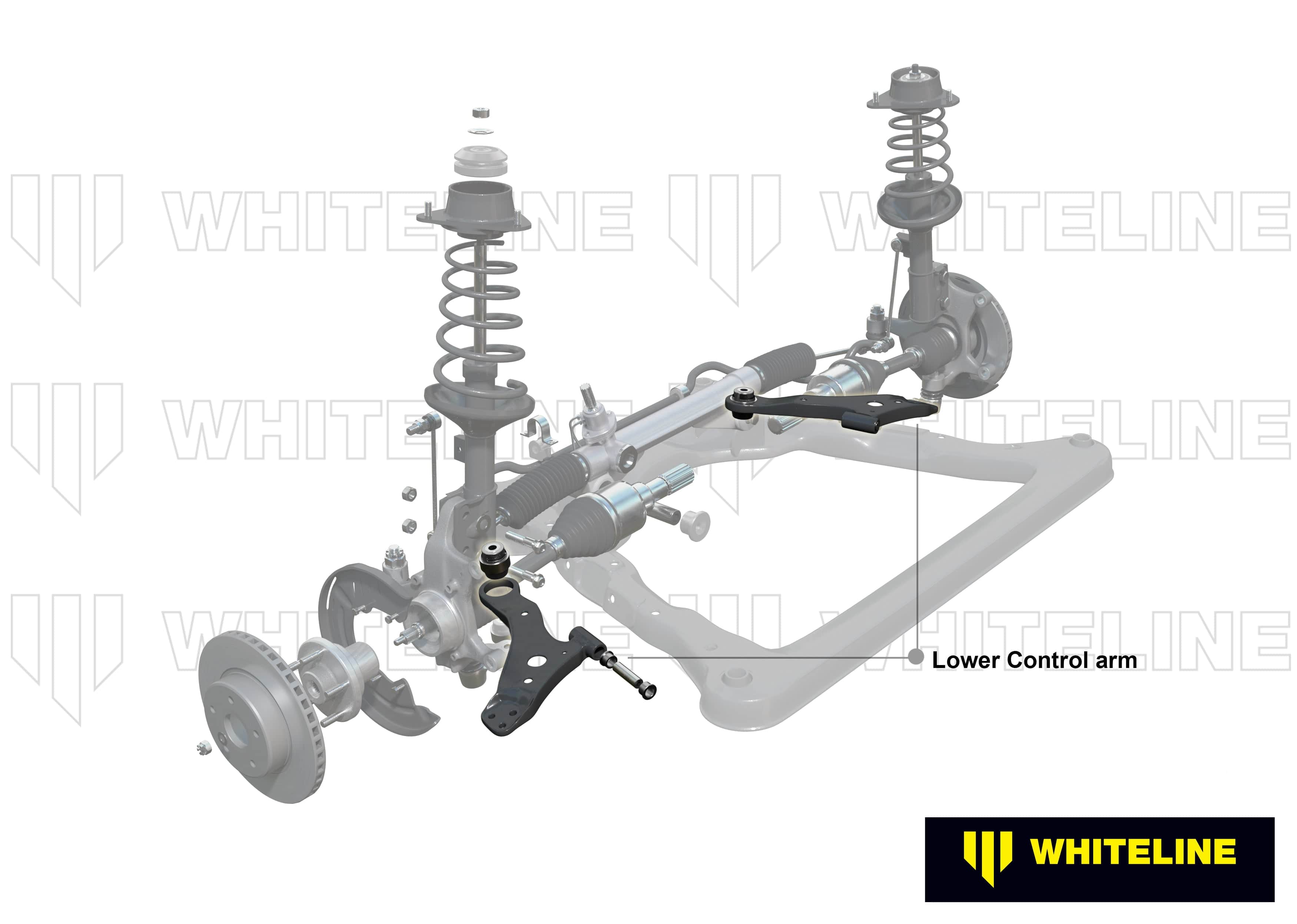Whiteline 70 x 40 x 20 cm / Replacement Front Control Arm Lower - Arm Left to Suit Nissan X-Trail, Dualis andRenault Koleos SR